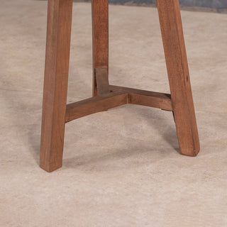 Handcrafted Wood Accent Stool