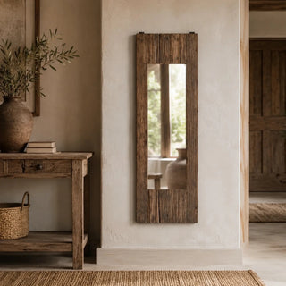 Handcrafted Wooden Frame Mirror