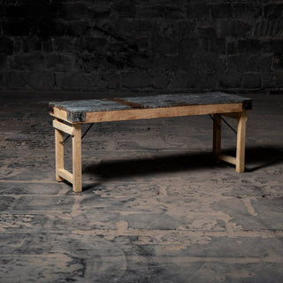 Haven Hinge Metallic bench - Qarnation