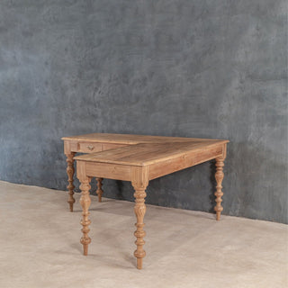 Hawthorne Teak Corner Writing Desk