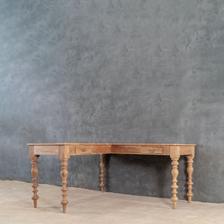 Hawthorne Teak Corner Writing Desk