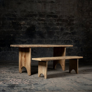 Heritage Arc Dining table set - The Espresso Realm