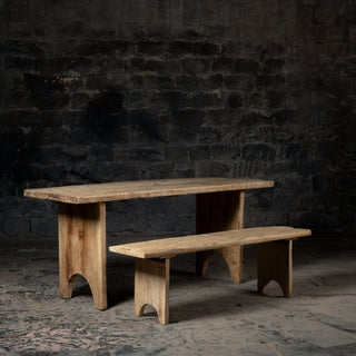 Heritage Arc Dining table set - The Espresso Realm