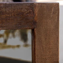 Handcrafted Reclaimed Wood Wall Mirror – Rustic Rectangular Farmhouse Décor for Bathroom, Bedroom and Entryway