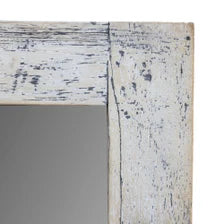 Handcrafted Reclaimed Wood Wall Mirror – Rustic Rectangular Farmhouse Décor for Bathroom, Bedroom and Entryway