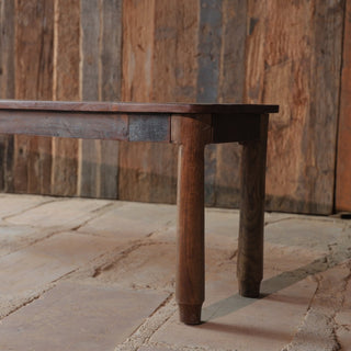 Minimalist Reclaimed Wood Bench