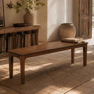 Minimalist Teak Dining Bench