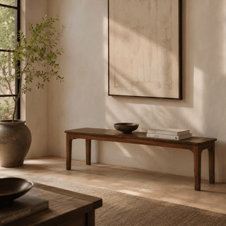 Minimalist Teak Dining Bench