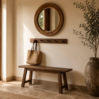 Minimalist Wooden Seating Bench