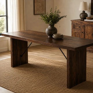 Modern Reclaimed Wood Dining Table