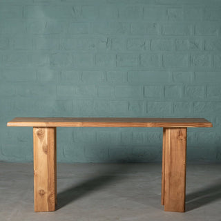 Natural Teak Console Table