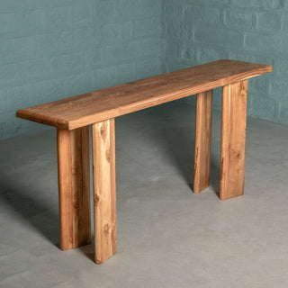 Natural Teak Console Table