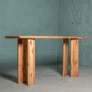Natural Teak Console Table
