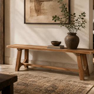 Reclaimed Neem Refuge Bench