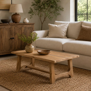 Reclaimed Neem Refuge  Coffee Table