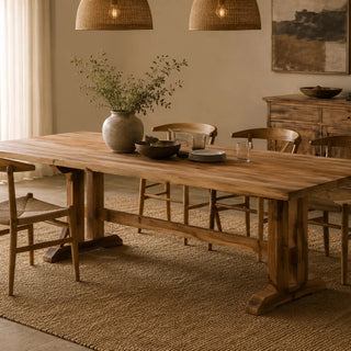 Reclaimed Neem Refuge  Dining Table