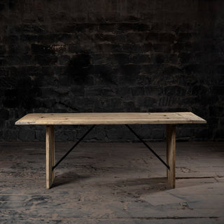 Reclaimed Solid Wood Dining Table - The Espresso Realm