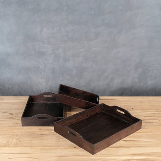 Reclaimed Teak Serving Trays