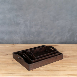 Reclaimed Teak Serving Trays