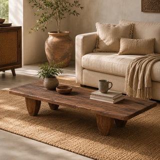Rustic Low Coffee Table