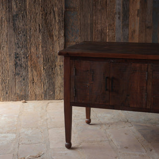 Rustic Storage Counter Table