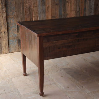 Rustic Storage Counter Table