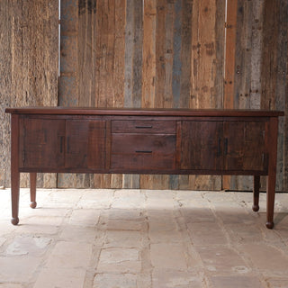 Rustic Storage Counter Table