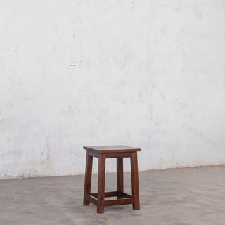 Rustic Wooden Stool Seat