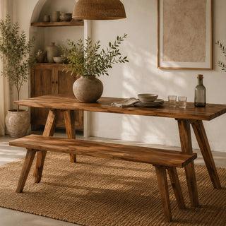 Serenova Dining Table with Bench
