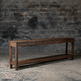 Sleeper's Sanctuary Drawered Console with shelf - Qarnation