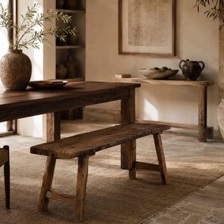 Solid wood Bench