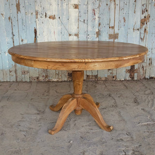 Teak Pedestal Dining Table