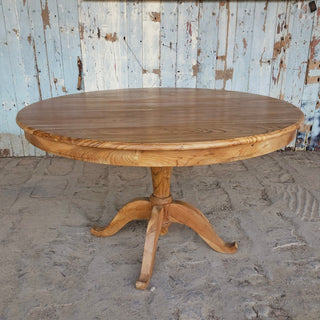 Teak Pedestal Dining Table