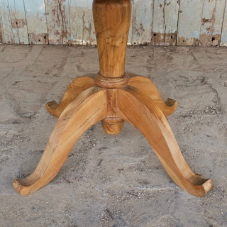 Teak Pedestal Dining Table