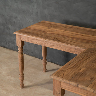 Teakwood Corner Writing Desk