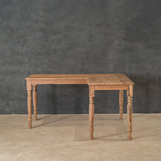 Teakwood Corner Writing Desk