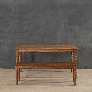 Teakwood Dining Bench Set