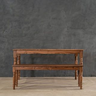 Teakwood Dining Bench Set