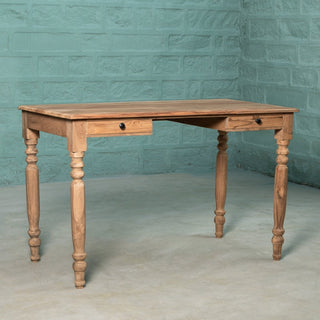 Teakwood Double Drawer Desk