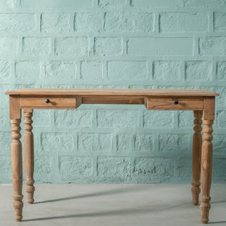 Teakwood Double Drawer Desk