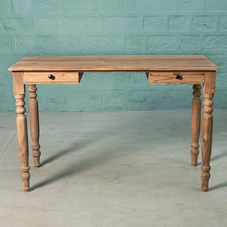 Teakwood Double Drawer Desk