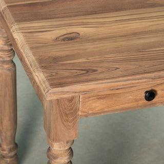 Teakwood Double Drawer Desk