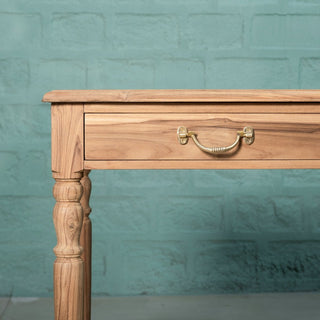 Teakwood Three Drawer Desk