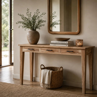 Timeless Tappered Drawered Console