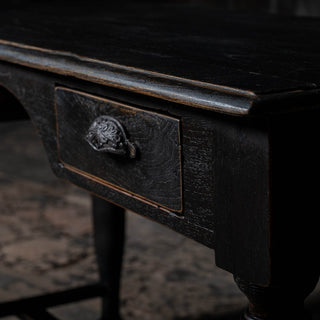 Traditional Writing Wooden Desk With Drawer - Qarnation