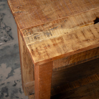 Vintage Voyage Drawered & Shelfed Console - Qarnation