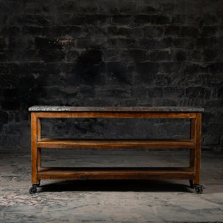 Vintage Wooden Console - Qarnation