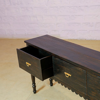 Vintage Teak Console Table