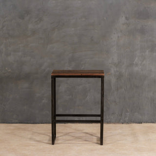 Wood Metal Bar Stool