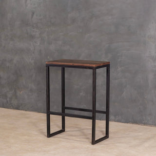 Wood Metal Bar Stool
